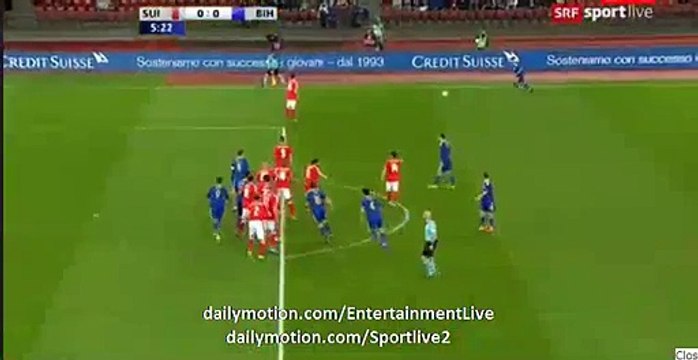 Edin Džeko Goal - Switzerland 0-1 Bosnia - 29.03.2016