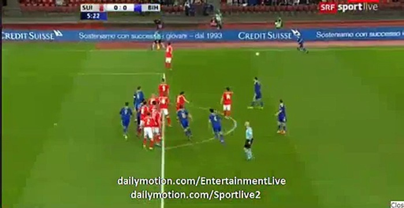 Edin Džeko Goal - Switzerland 0-1 Bosnia - 29.03.2016