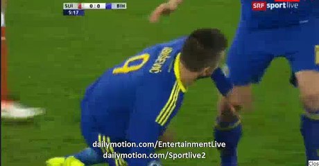 Edin Džeko Fantastic CHANCE - Switzerland 0-0 Bosnia