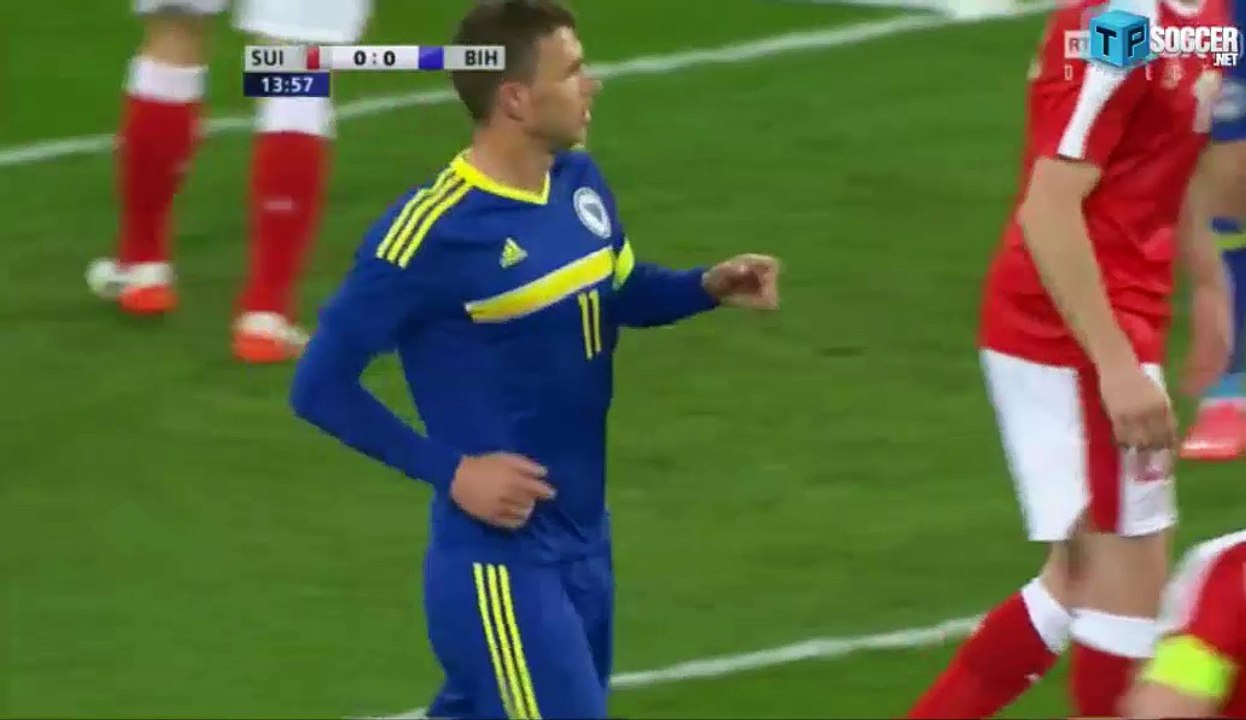 Edin Dzeko Goal 0 Switzerland 0 - 1 Bosnia-Herzegovina 29.03.2016