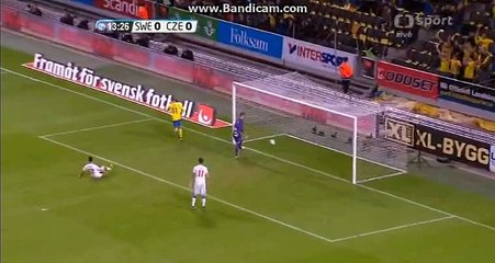 Berg Goal  1:0  Sweden vs Czezh Republic  29.03.2016