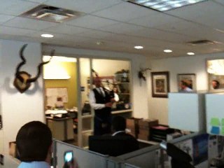 A Little Bagpipes at the Outdoor Group