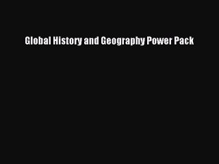 Read Global History and Geography Power Pack Ebook Free