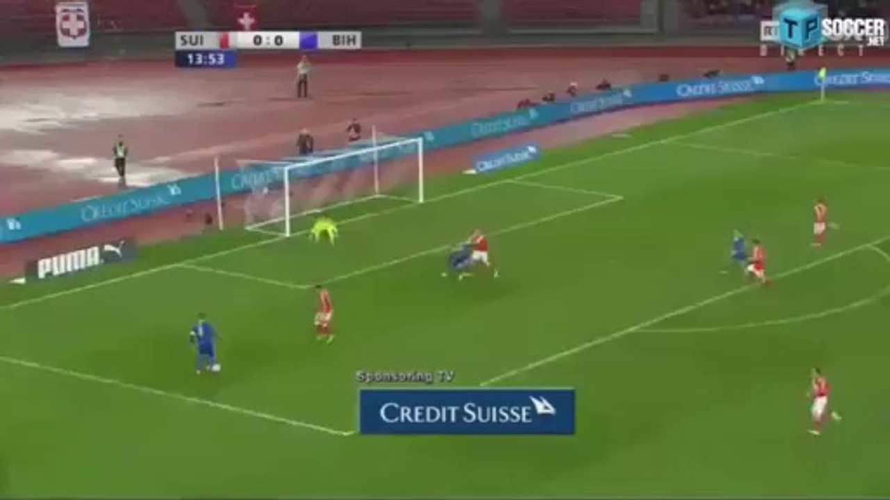 Edin Džeko Goal - Switzerland 0-1 Bosnia-Herzegovina - 29.03.2016