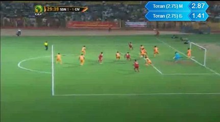 Mohamed Tahir Goal - Sudan 1 - 1 Ivory Coast - 29-03-2016
