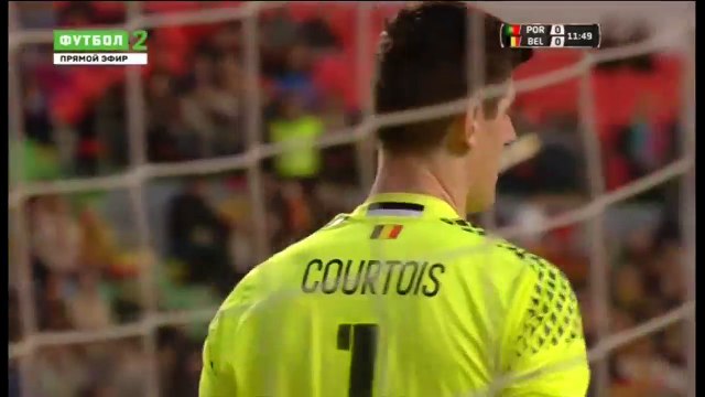 Nani Incredible Chance, Courtois Super Save - Portugal v. Belgium 29.03.2016
