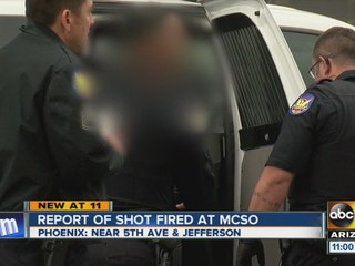 Report of shot fired at MCSO headquarters