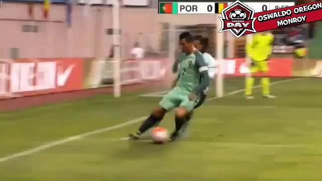 Cristiano Ronaldo Amazing Nutmeg and Skills Portugal vs Belgium 2016