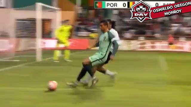 Cristiano Ronaldo Amazing Nutmeg and Skills Portugal vs Belgium 2016