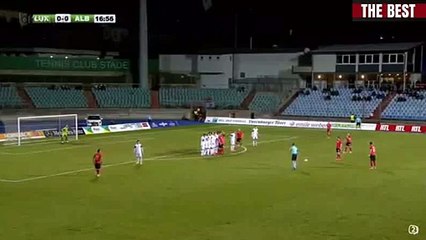 Shkelzen Gashi Amazing Free-Kick - Luxembourg vs Albania - 29.03.2016 HD