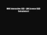 Read MHC Interactive: GED - LAN License (GED Calculators) PDF Online