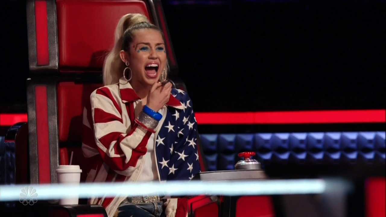 Miley Cyrus Rocked as a "Voice" Coach