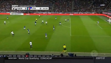 Mario Gotze Goal - Germany 2-0 Italy - 29.03.2016