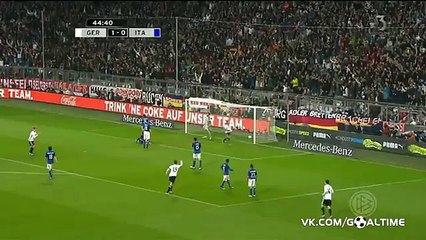 Mario Gotze Goal - Germany 2 - 0 Italy - 29-03-2016