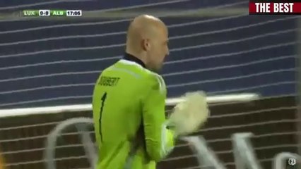 Shkelzen Gashi Amazing Chance - Luxembourg 0-0 Albania