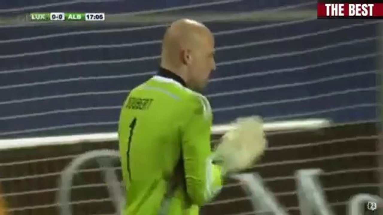 Shkelzen Gashi Big Chance - Luxembourg 0-0 Albania - Friendly Match