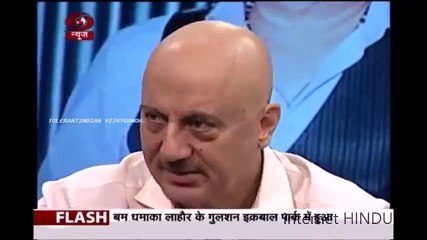 राजदीप सरदेसाई को अनुपम खेर जी का शब्दों से जबदस्त तमाचा