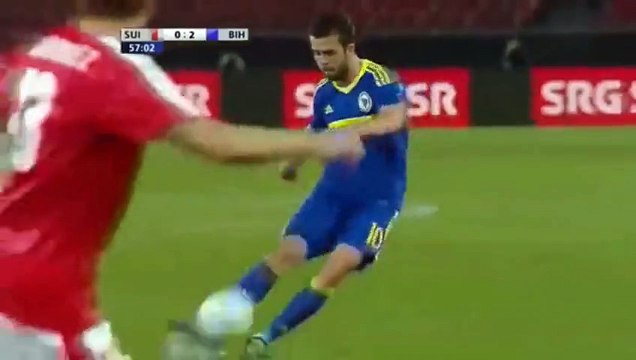 Miralem Pjanic Goal HD - Switzerland 0-2 Bosnia and Herzegovina 29-03-2016