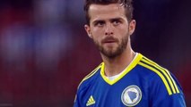 Miralem Pjanic Amazing Free Kick Goal Switzerland 0 - 2 Bosnia & Herzegovina 29/03/2016