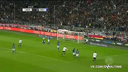 Mario Gotze Goal - Germany 2 - 0 Italy - 29-03-2016