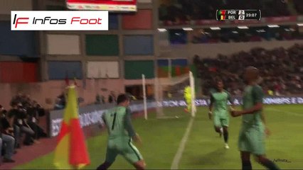But de Cristiano Ronaldo avec le Portugal !