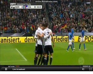 Jonas Hector goal | Germany - Italy 3-0 29/03/2016