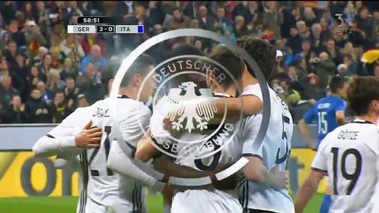 3-0 Jonas Hector Goal International  Friendly - 29.03.2016, Germany 3-0 Italy