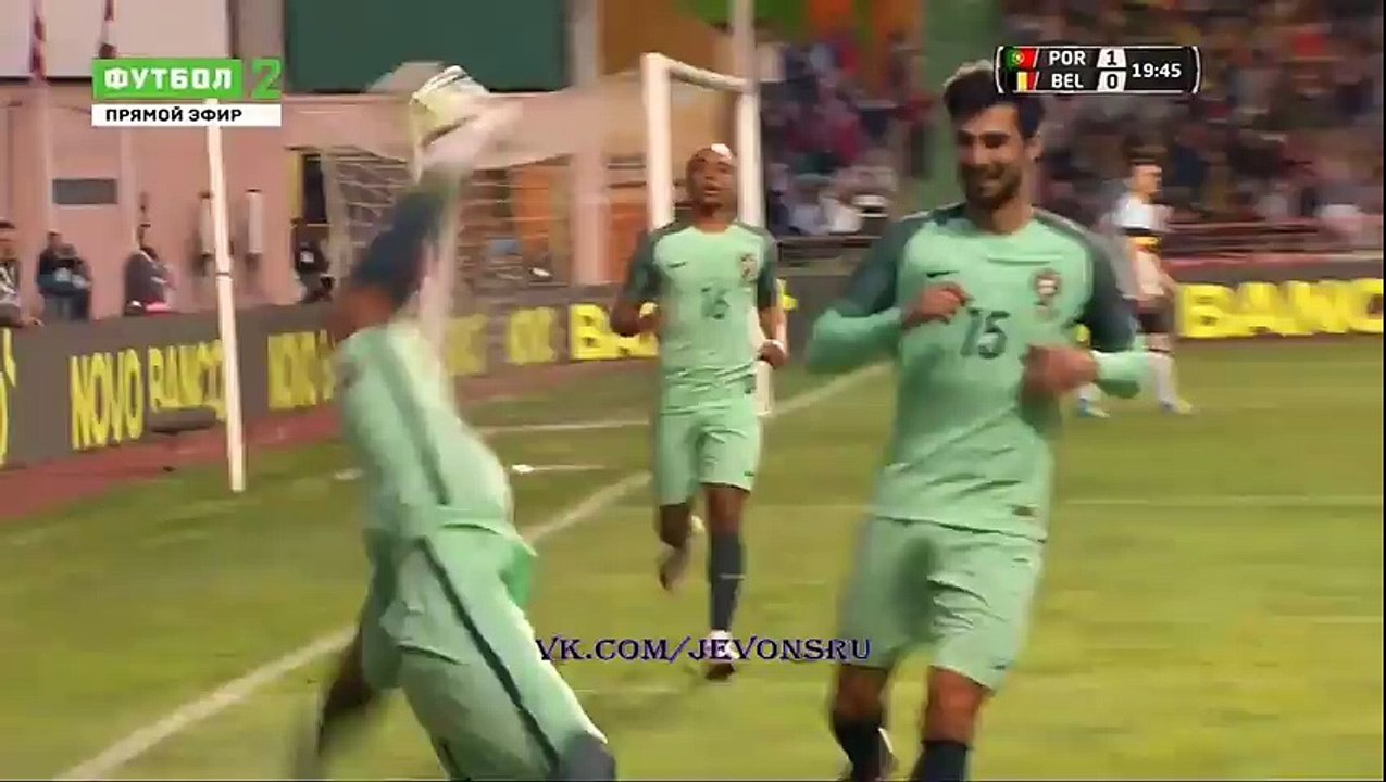 Nani 1:0 Goal - Portugal - Belgium - 29/03/2016