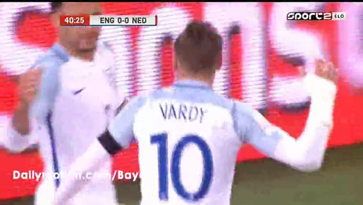 Jamie Vardy Goal HD - England 1-0 Netherlands - 29-03-2016 Friendly Match