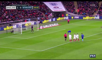 1-1 Vincent Janssen Penalty Goal - England 1-1 Netherlands 29.03.2016