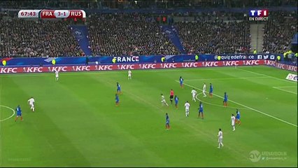 Yuri Zhirkov Goal - France 3-2 Russia - 29-03-2016