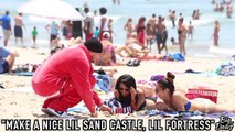 GANGSTA GOES TO THE BEACH!!