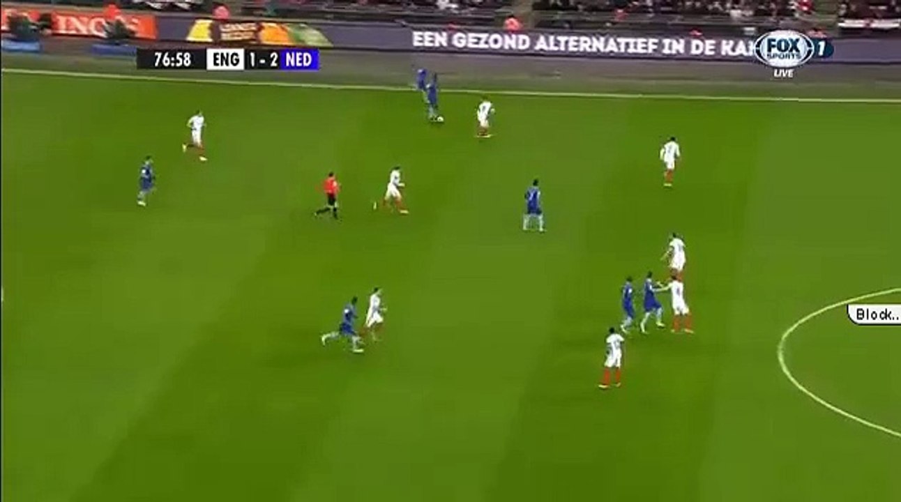 Luciano Narsingh Goal - England 1-2 Netherlands HD HD