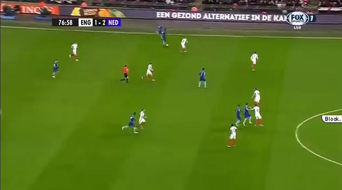 Luciano Narsingh Goal - England 1-2 Netherlands HD