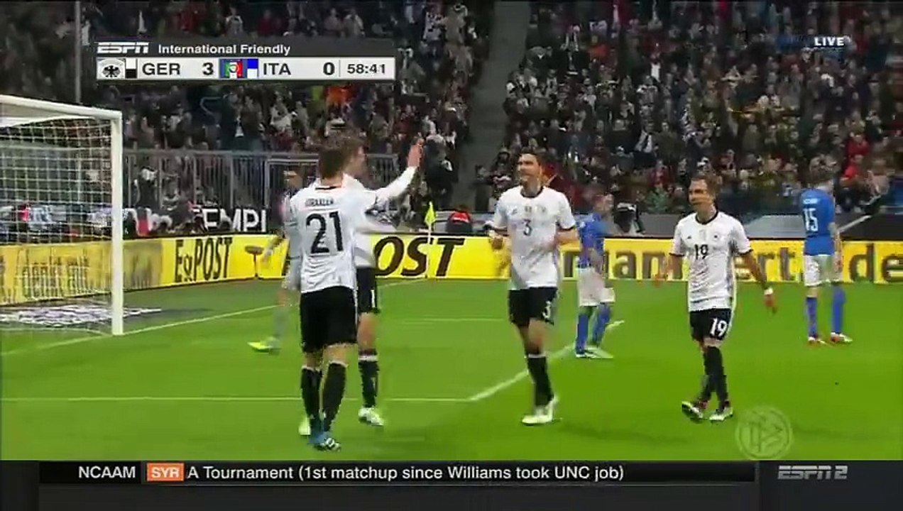 Germany 4 - 1 Italy All Goals HD 29_03_2016 - Friendly International