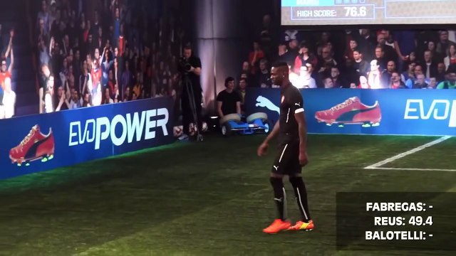 BALOTELLI vs. REUS vs. FABREGAS - evoPOWER CHALLENGE - Part 1/2