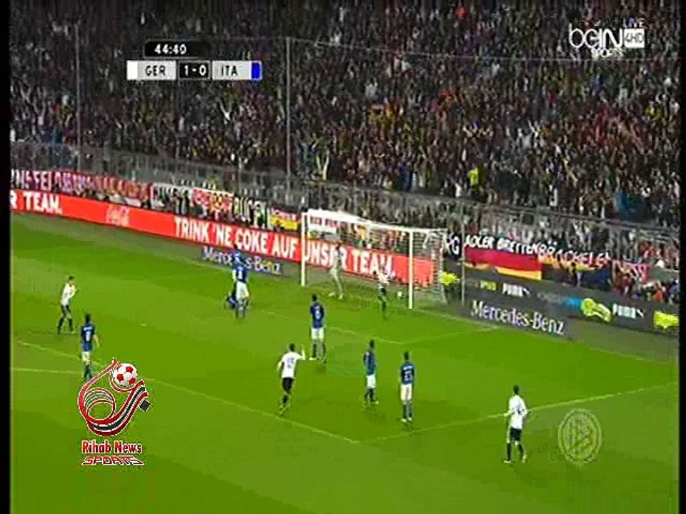 اهداف مباراة ( المانيا 4-1 ايطاليا ) مباراة ودية