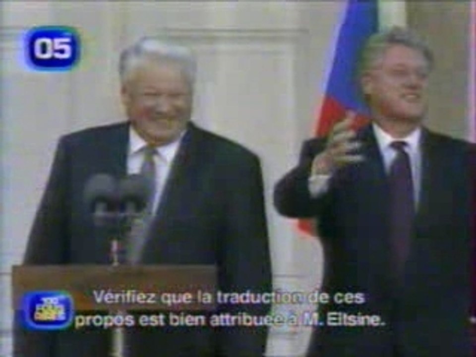 Fou rire - Eltsine Clinton