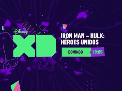 PROMO IRON MAN - HULK: HÉROES UNIDOS (PODER MARVEL - 3-4-2016) EN DISNEY XD - NUEVO LOGO