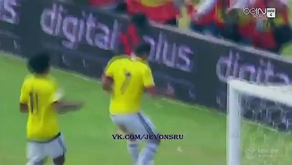 Carlos Bacca 1:0 goal - Colombia - Ecuador - 29/03/2016