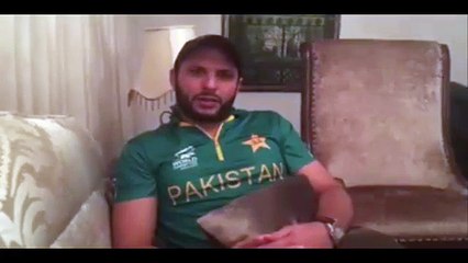 Shahid Khan Afridi ) My message to my nation ! I am Sorry to my Nation