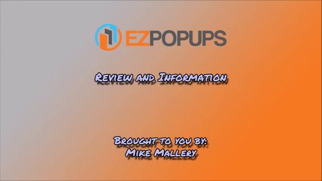 EZ Popups Review - Things To Know About EZ Pop Ups