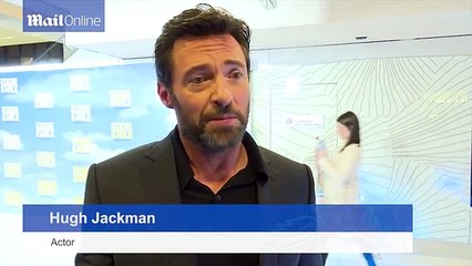 Hugh Jackman at the Sydney premier for new film 'Eddie the Eagle'