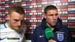 England v Holland - Vardy and Milker post match interview