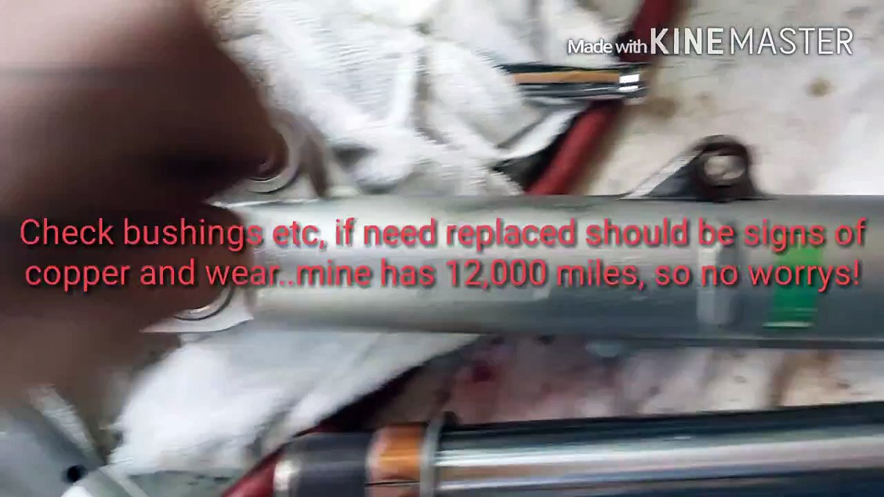 Honda Vfr 800 Fork seals rebuild