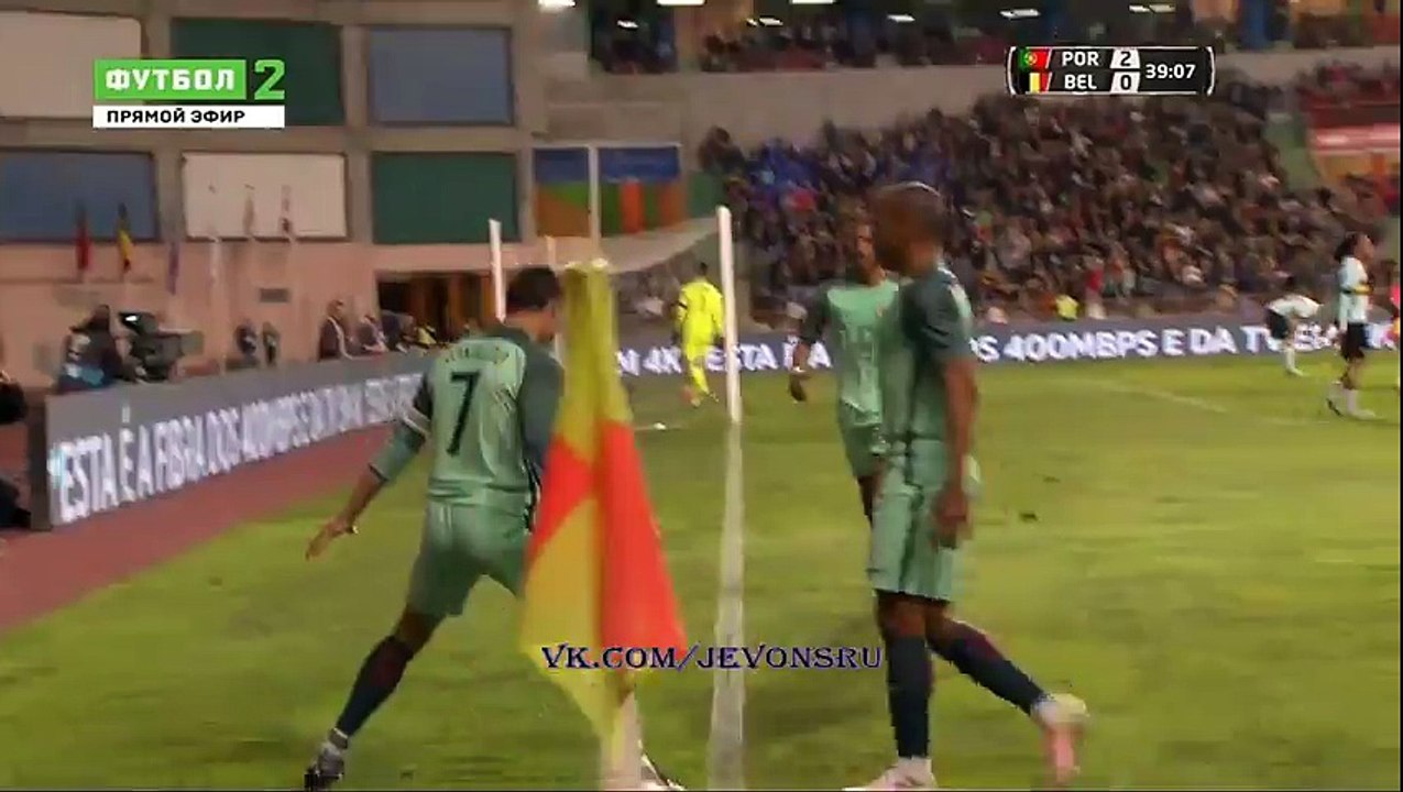 Cristiano Ronaldo 2:0 Goal - Portugal vs Belgium - 29.03.16