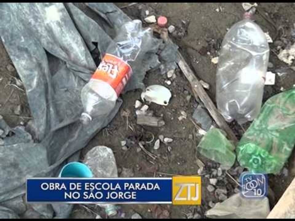 28-03-2016 - OBRA DE ESCOLA NO SÃO JORGE - ZOOM TV JORNAL