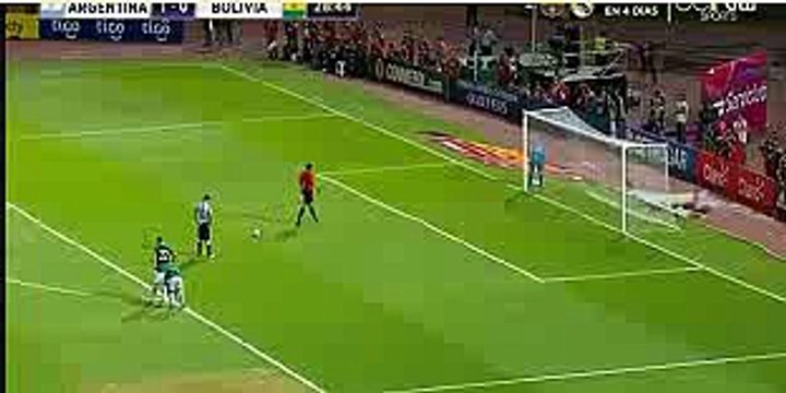 Lionel Messi Penalty Goal - Argentina 2-0 Bolivia 29.03.2016