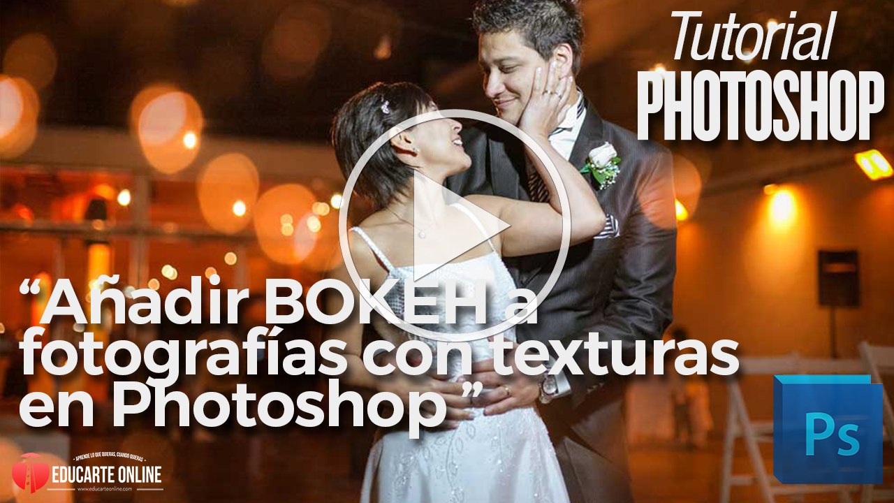 Añadir bokeh en fotos con texturas en Photoshop