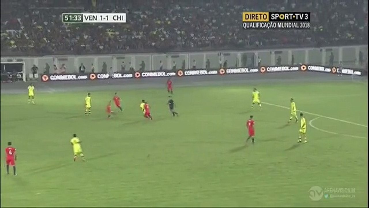 Mauricio Pinilla Goal - Venezuela 1 - 2 Chile 30.03.2016 - Video Dailymotion